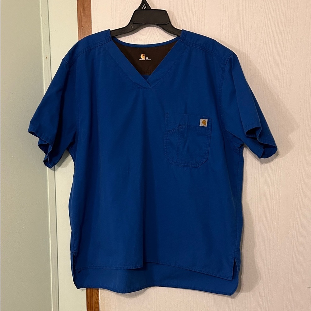 Carhartt Men's Ripstop Utility Scrub Top Royal Blue Style # C15108 Size XL
